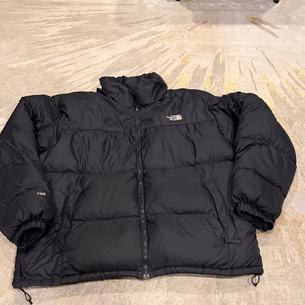 The North face 96 Jacket Large Black Nuptse 700 Down Puffer Bomber Packable XXL